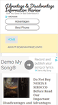 Mobile Screenshot of disadvantages.info